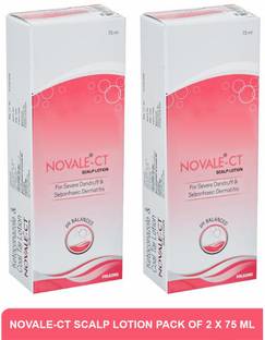 NOVALE -CT Scalp Lotion - dandruff lotion(pack of 2)75g