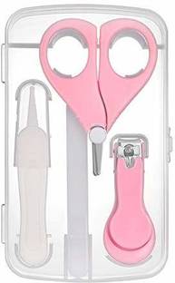 Honey Boo Nail Clipper Safety Cutter Toddler Infant Scissor Manicure Pedicure Care kit (Set of 4)