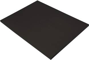 KRASHTIC A4 Black Sheet/Paper For Scrapbook Pack OF 20 Sheets Craft Work Rich Black Color Plain A4 100 gsm Coloured Paper