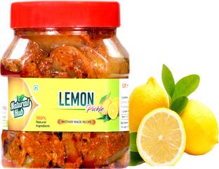Natural Hub Mother Made Organic Khatta Kashmiri Nimbu Ka Achaar (The Real Taste Of Kashmir) Lemon Pickle