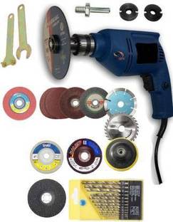 Digital Craft Heavy Duty Hot Arrival Drill Machine, Grinder Machine, Polisher Machine, Sander Machine, Complete Polishing & Drilling & Grinding Accesories. Pistol Grip Drill (10 mm Chuck Size) Pistol Grip Drill