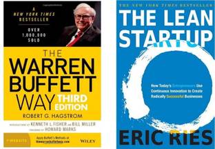 Combo Of 2 Books: The Warren Buffett Way + The Lean Startup