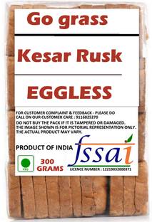 GO GRASS PREMIUM QUALITY KESAR ELAICHI RUSK KESAR ELAICHI RUSK flavored Elaichi Rusk