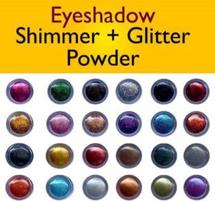 Elecsera Multicolor Shining Eyeshadow Shimmer / Glitter Powder 24 Pcs