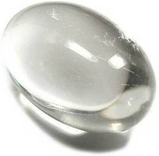 Shiv Natural Crystal Stone Shiva Lingam / Sphatik Decorative Showpiece  -  6 cm