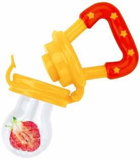 Greenbell Silicone Food and Fruit Nibbler For Kids ( Yellow ) Feeder
