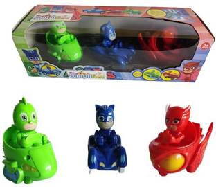 The Simplifiers Pull Back mini vehicles Msk Toys (Owl, Cat, Lizard)
