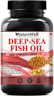 Naturewell Deep Sea Fish Oil 2500mg (Omega 3 Fish Oil)(60N Red)Pro