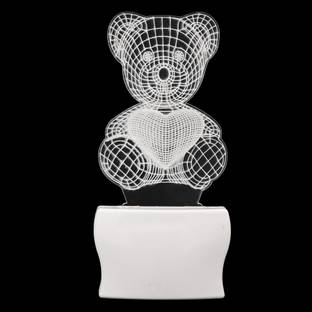 1st Time Teddy Bear 3D Illusion LED Night Lamp Night Lamp