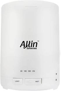 Allin Exporters Ultrasonic Diffuser and Humidifier 2 in 1 - Perfect for Office Diffuser Aroma Diffuser LED Ultrasonic Humidifier