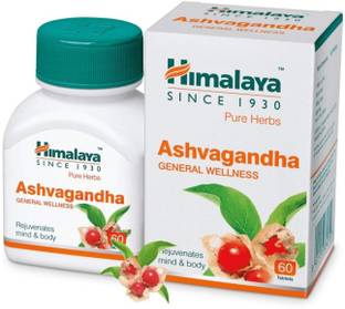 HIMALAYA Ashwagandha rejuvenates mind and body (60 Tablets)