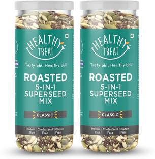 Healthy Treat Healthy Treat Roasted 5 in 1 Superseed Mix Combo 300 gm ( Pack of 2 , Each 150 gm ) | Immunity Booster | Gluten Free, Vegan Mixed Seeds