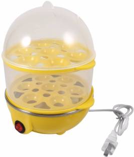 Scaral Double Layer Egg Boiler Electric Automatic Off 14 Egg Poacher for Steaming, Cooking, Boiling and Frying Double Layer Electric Egg Boiler NY-EGG Egg Cooker(14 EGGS) Egg Cooker