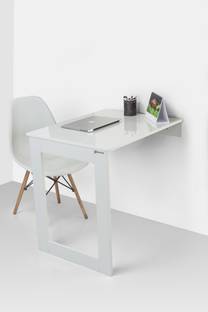 Invisible Bed Contemporary Wall Mounted Study Table/Laptop Table / 2 Seater Dining Table/Work Table/Multipurpose Table Engineered Wood Study Table