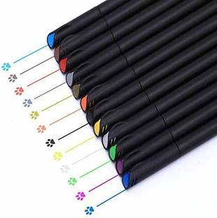 izone fineliner 12 Colors Journal Planner Pens, Colored Fine Point Markers Drawing Pens Porous Fineliner Pen for Writing Note Taking Calendar Agenda Coloring -...0.4mm Fineliner Pen