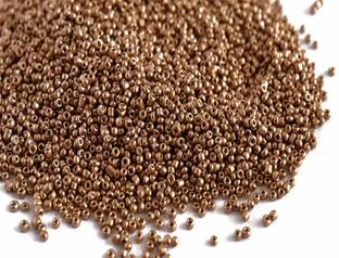 AN Sunshine Metallic Golden Round Rocailles/Glass Seed Beads (15/0-1.5 mm, 100 Grams) Standard Quality, for – Jewellery Making, Beading,