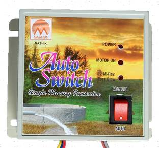 Magnus Three Phase auto switch / Single phase preventer Preset Electronic Timer Switch