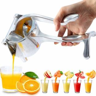 LAKSH FASHION Steel Aluminum Steel Manual Fruit Juicer Hand juicer, Instant Vegetable & Fruit Mixer Orange, Watermelon, Lemon Squeezer, Hand Press Juice Machine For Home (Juicer01) Hand Juicer