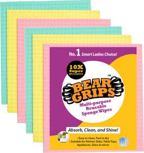 Bear Grips multipurpose reusable cellulose sponge Wipes