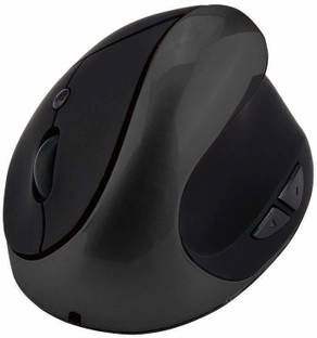 microware Wireless 6D Optical Vertical Mouse Speed Adjustable for PC and Laptops Wireless Optical Mouse with Bluetooth Wireless Optical  Gaming Mouse  with Bluetooth