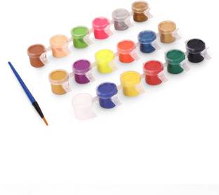 Zaaha Water Colour Tempera (Set of 3, 18 shades multicolours)