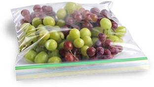INKULTURE Press-N-Lock Freezer Food Storage Size 09 inch X 09 inch (Medium)(Pack of 01 = 01 X 25 = 25 Bags),Freezer & Microwave Safe, Convenient & Re-Usable Bags Plastic Storage Pouch