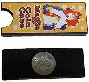 A SARKAR MAGIC WORLD Magic Coin Gone Case / Coin Vanish Tray Gone Case Magic 1 Magic Tricks