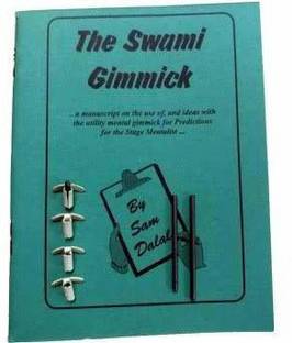 A SARKAR MAGIC WORLD The Swami Gimmick Secret Nail Writer Magic / Mentalism Swami Gimmick Nail Writer (Book & 4 Nail Gimmick) 1 Magic Tricks