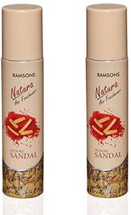 RAMSONS MYSORE and SANDAL Car Freshener Spray MYSORE SANDAL AIR FRESHENER Combo, 500 ml (Pack of 2)
