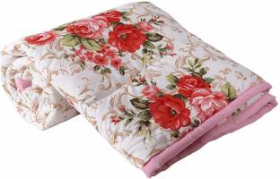 SECREATIONS Floral Double Dohar for  AC Room