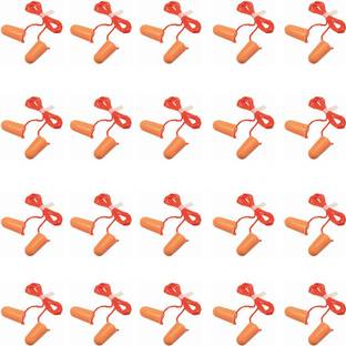 3M Ear Plugs Noise Reducing | For Meditation | During Study | While Travelling | Sleeping Ear Plug (Orange) (Pack of-20) Ear Plug