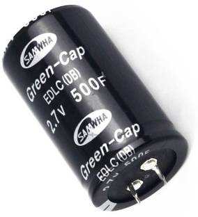 DHRUV-PRO 1 pcs New 2. 7V 500F Super Farad Capacitor 35 * 60mm Super Capacitor New K85 Electronic Components Electronic Hobby Kit
