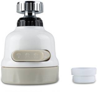 KitchenFest KPF-23 3 Gear, Water-Saving Faucet 360°Swivel Faucet Nozzle Filter, Splash-Proof Faucet Nozzle Cock Faucet