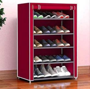 dbeautify 4 sleeves shoe rack Metal Collapsible Shoe Stand