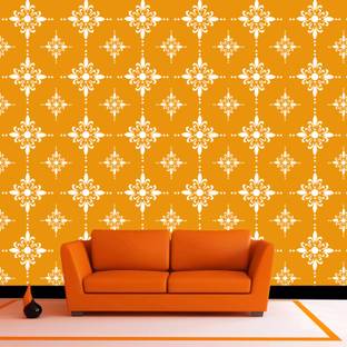 Decor now Size : (16 Inches X 24 Inches) S264 Reusable DIY Wall Stencil Painting for Home/Office Decoration Pvc, Stencil Stencil