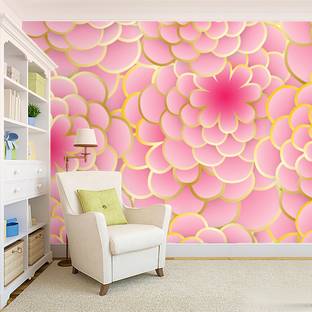 ALL DECORATIVE DESIGN Vinyl Nature Multicolor Wallpaper