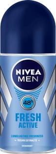 NIVEA Fresh Active Deodorant Roll-on  -  For Men
