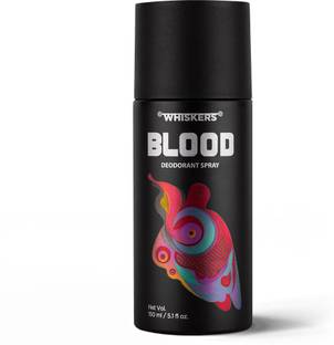 WHISKERS Blood Deodorant Deodorant Spray  -  For Men