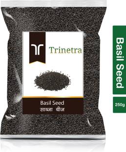 Trinetra Best Quality Sabja Seeds (Basil)-250gm (Pack Of 1) Basil Seeds