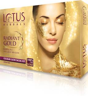 LOTUS Herbals Radiant Gold Cellular Glow Facial Kit