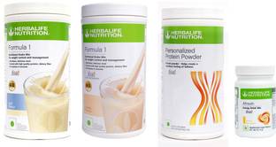 HERBALIFE Weight Loss Combo: Formula 1 Nutritional Shake+Protein Powder+Afresh Energy Drink Energy Drink