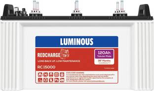 LUMINOUS RedCharge RC15000 Short Tubular Inverter Battery