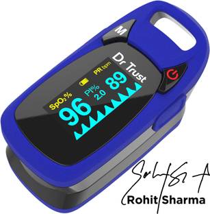 Dr Trust (USA) Professional Series Finger Tip With Audio Visual Alarm and Respiratory Index Pulse Oximeter