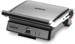 BOROSIL Present super jumbo grill 180 degree angle openable plate make up to 4 jumbo bread size sandwiches at the same time Grill