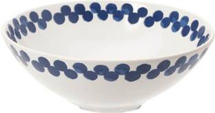 IKEA Stoneware Pasta Bowl Article no: 704.096.08 Bowl, white/blue/patterned, 19 cm (7 ½ "), pack of 1