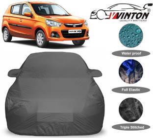 V VINTON Car Cover For Maruti Suzuki Alto K10 (With Mirror Pockets)