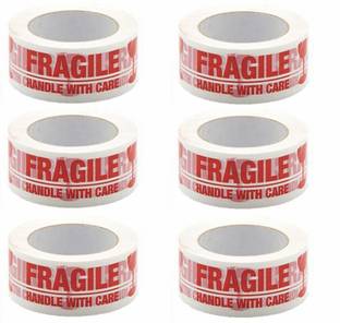 Hippo single na Fragile Handle With care Printed Cello Tape (Manual)