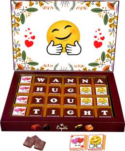 Expelite Online Love Chocolate Gift Box For Boys 24 pc Hug Day Chocolate Gift Box Bars