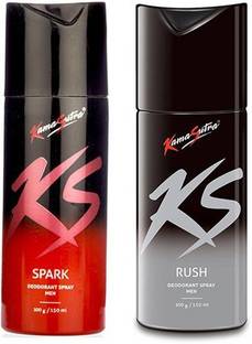 Kamasutra KS Spark Rush Deodorant Spray  -  For Men