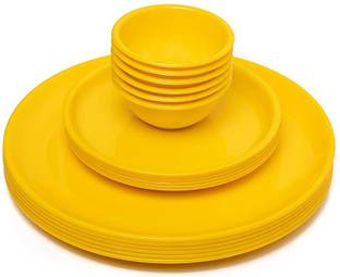 swift international Pack of 18 Plastic Dinner Set